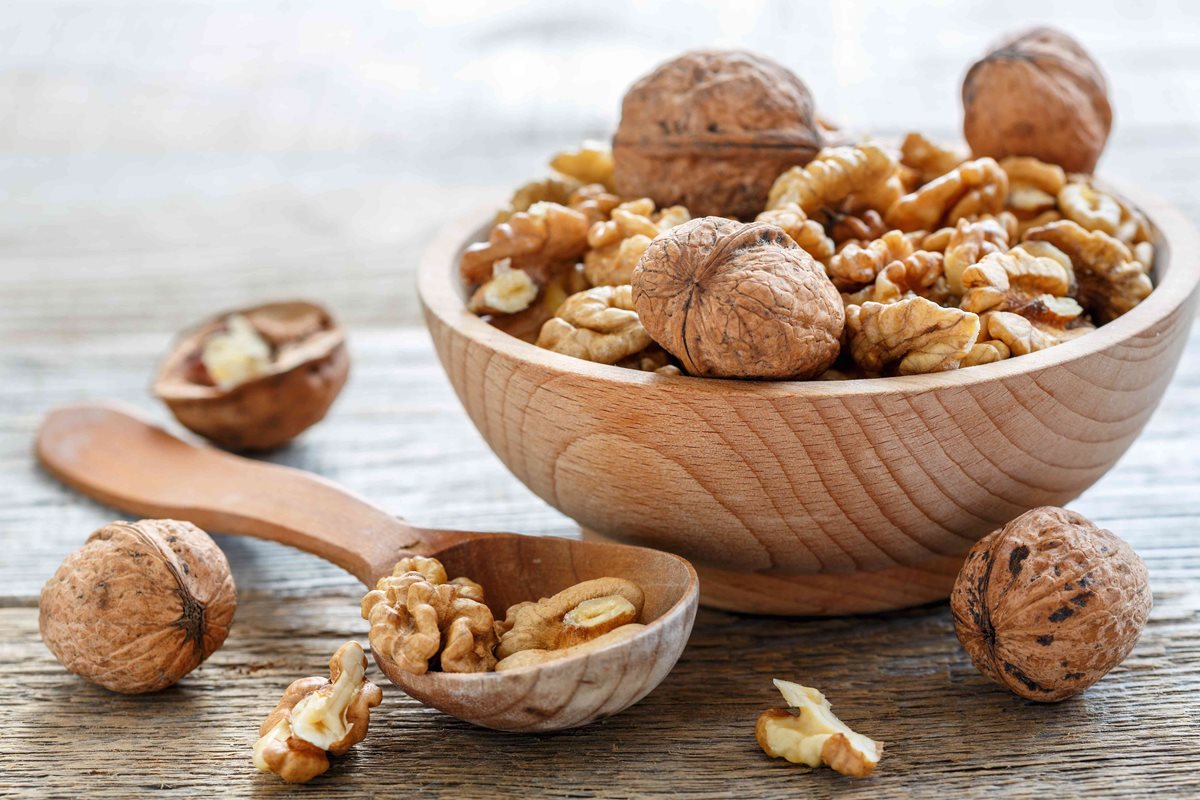 Walnuts in a Bowl